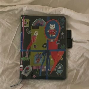 hobonichi A5 yumi kitagishi cover (with cover on cover)